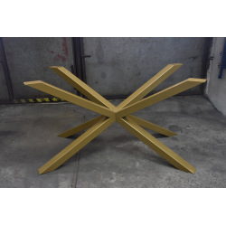 Centrálna oceľová podnož k jedálenskému stolu typ X 19