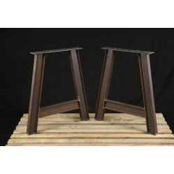 Kovové hranaté podnožie stola typ 7